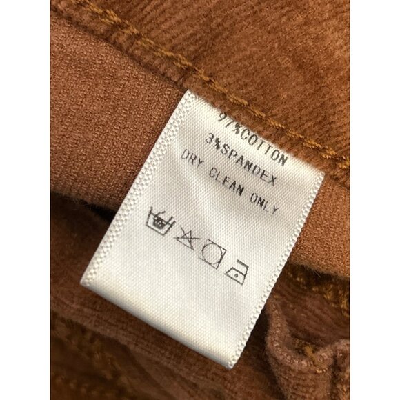 Buddy Love Brown Corduroy Bell Bottom Pants Boho Retro 70s Festival Flare - Picture 5 of 5